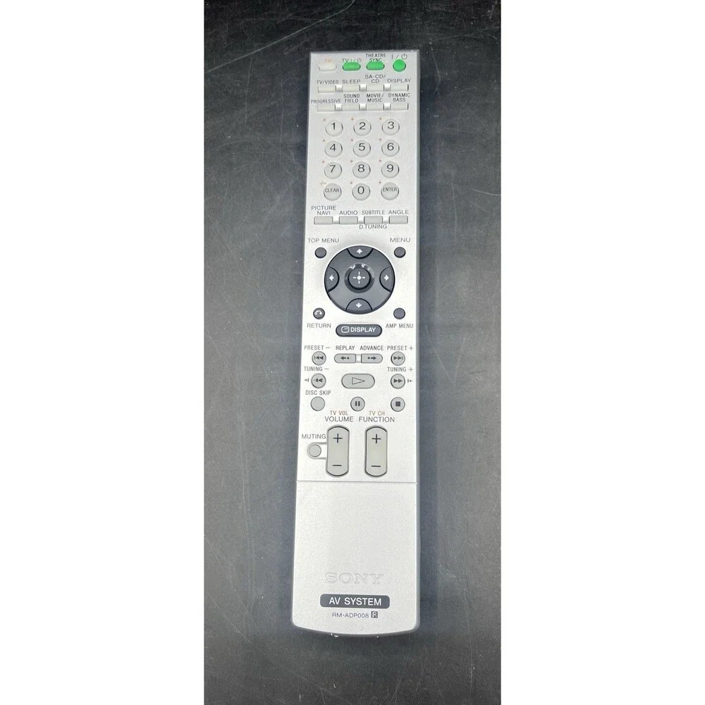 Sony RM-ADP008 AV Home Theater Remote Control Tested & Works